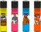 Clipper Feuerzeug 4er Set: (Waldtiere)