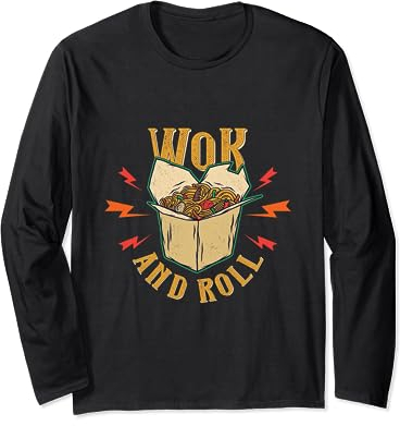 Wok and Roll - Sartén para fideos wok Manga Larga