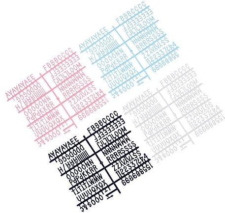 Ciieeo 8st Gefühlt Brieftafeln Briefbrett Buchstabe