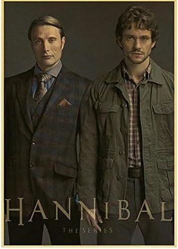 Poster Hannibal Vintage Filmplakat, Kunstposter, Wandkunst, Bilder, Leinwand, Malerei, Poster Und Drucke, Heimdekoration 50X70Cm Kein Rahmen