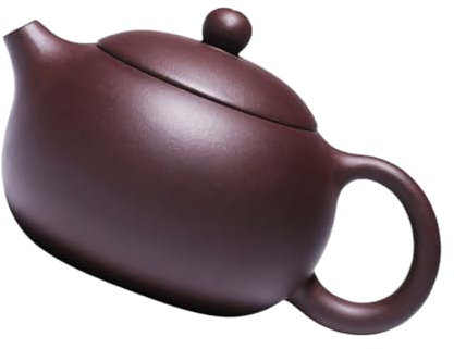 BESTonZON Bollitore Di Terracotta Teiera Di Argilla Teiera Di Terracotta Teiera Cinese Argilla Teiera Di Sabbia Viola Teiera Asiatica Con Manico Ufficio Piccola Teiera Ceramica Argilla Viola