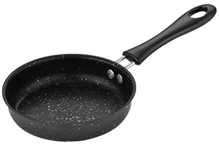 Zerodeko Petite Poêle Plate Antiadhésive Pour Crêpes Œufs Et Steaks En Acier Inoxydable 12 Cm Pour Un Usage Quotidien