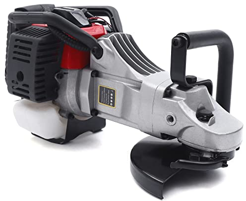 TaNeHaKi Trennschleifer Benzin 2-Takt 32.6CC Winkelschleifer Benzin Betonschneider Benzin Beton Trennschneider Benzin Trennschleifmaschine Fugenschneider Beton 1200W