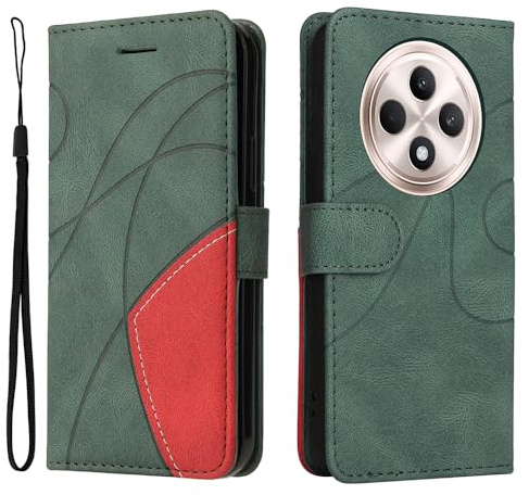 XINNI Cover Protettiva per Oppo Reno 12 F 5G/Oppo Reno 12 FS 5G Case | retrò Cellulare Custodia Libro Antiurto in Flip Pelle PU/TPU