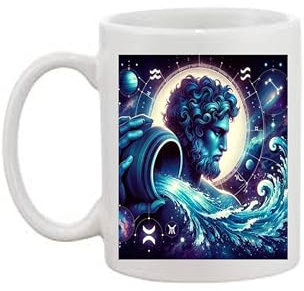 Wassermann Sternzeichen mit starken Eigenschaften Tasse