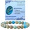 Bivei Seesediment-Jaspis - Gelassenheit Perlenarmband für Frauen 8mm Semi Precious Natural Stone Stretch elastischen Schmuck Yoga Geschenke