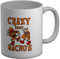 Shopagift Crazy About Nacho's Mug Mexican Fiesta Chips White 11oz Large Ceramic Cup