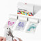 Phomemo Transparentes Thermopapier, Farbige Aufkleber Kompatibel mit M02, M02PRO, M02S, P2S, M03, M04S, M04AS Mini Thermodrucker, Blau/Grün/Rot Ausgabe auf Transparent Papier, 50 mm x 3.5 m, 3 Rollen