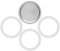 Dichtungsringe,3 Pcs Dichtung 6 Tassen,Mit 1pc Aluminium-Siebeinsatz,Dichtungsring Espressokocher 6 Tassen, Espressokocher Dichtung,Für Kaffeekannen,Ersatzdichtung Für Espressokocher