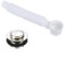 Bonde de baignoire avec siphon de trop-plein, construction en laiton et plastique pour un drainage efficace