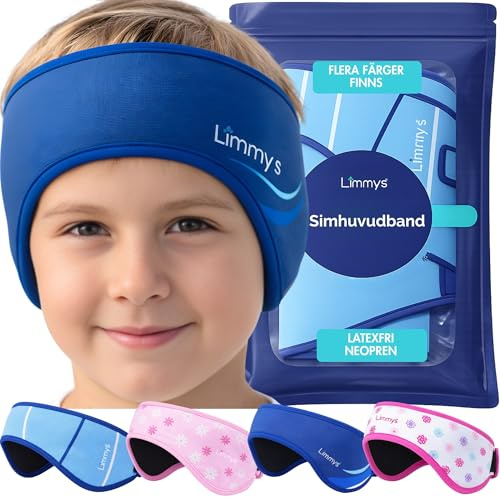 Limmys Bandeau de Natation pour Enfants & Adultes – Néoprène Antidérapant