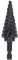 OPPWONG Paso de Taladro, Bits de Paso de Paso Ranurado en Espiral HSS para Brocas de Taladro de Metal para Metal para el Agujero de acero. (10 pasos (4‑22 mm))