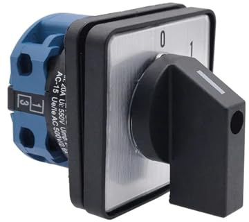 Interruptor de conmutación de leva rotativa eléctrica LW28-20A, 2 posiciones, 4 terminales, 550 V, 20 A(Beige)