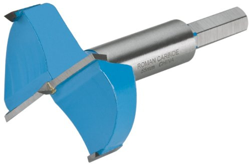 Roman Carbide DC1906 Carbide Forstner Bit, 55mm
