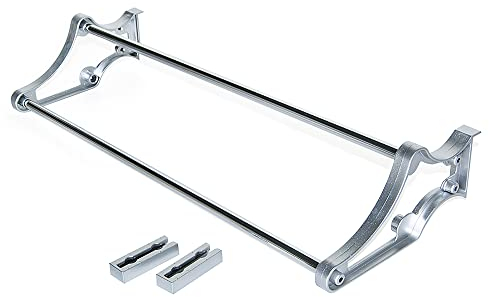 EMUCA - Zapatero Self para interior de armario, Acero y Plástico, Pintado aluminio