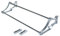 Emuca - Self shoe rack for inside wardrobe, Silver painted, Steel and Plastic