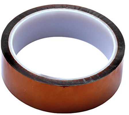 BONUS Eurotech 1BL08.03.0025/033A# Polyimid Maskierungs und Elektro Isolierband ESD, antistatischer, Klebstoff auf Silikon Basis, Länge 33 m x Breite 25 mm x Gesamtdicke 0,06 mm