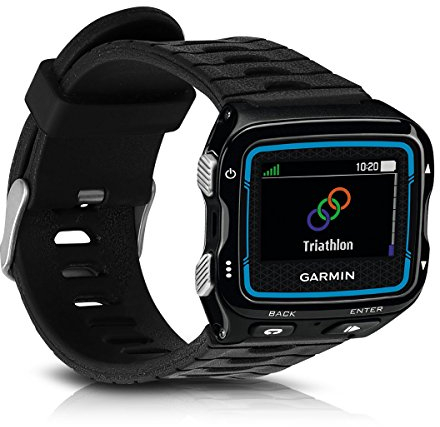 kwmobile Ersatzarmband kompatibel mit Garmin Forerunner 920XT Armband - Fitnesstracker Band aus Silikon in Schwarz