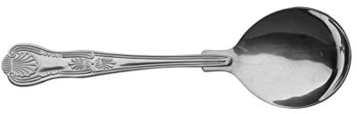 Grunwerg Kings Soup Spoons SUSKGR, 18/0 Stainless Steel, Set of 12