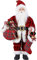 himaly Weihnachtsmann 17 Zoll 43.5 cm Höhe Weihnachtsmänner Saisonal Weihnachten Weihnachtsbaum Dekoration Christbaumschmuck Geschenk Party