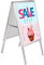 Yorking A2 Board Sign Display Pavement Board Double Aluminum with Waterproof Covering Display Stands