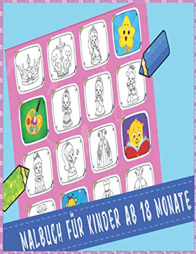 Malbuch für Kinder ab 18 Monate