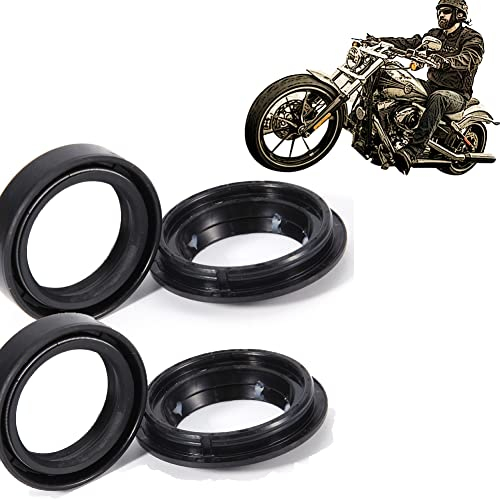 Oil Seal, Seal Set, Front Damper Oil Fork Seals Dust Boots Wiper Kit Fits for CB400 33x46x11mm