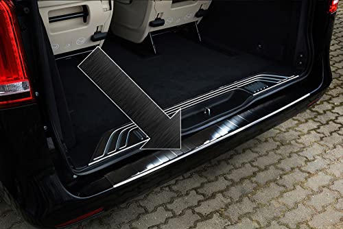 Ladekantenschutz Edelstahl schwarz Graphit passend für Mercedes V-Klasse/Vito W447 ab Baujahr 05.2014-3245004