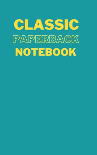 Classic notebook: A book with beautiful white papers for writing notes