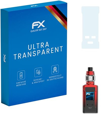 atFoliX Schutzfolie kompatibel mit Smok R-Kiss 2 Folie, ultraklare FX Displayschutzfolie (2X)