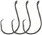 Dr.Fish 100 Stück Angeln Oktopus Kreis Haken Lebendköderhaken Schwarz Nickel Scharf Offset Wide Gap Surf Angeln Wels Barsch Karpfen Bluegill Thunfisch Süßwasser Salzwasser #2
