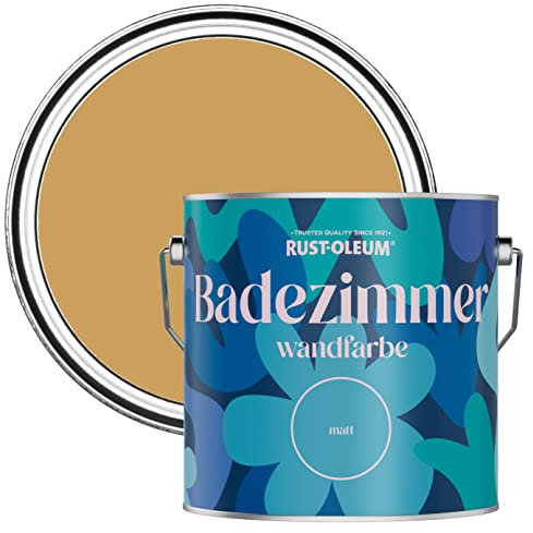 Rust-Oleum Yellow Water-Resistant Bathroom Wall & Ceiling Paint - Dijon 2.5L
