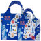 allydrew Große und kleine Allybag faltbare und leichte wiederverwendbare Einkaufstaschen, (2er-Set) New York, Large & Small, Große und kleine Allybag faltbare und leichte wiederverwendbare