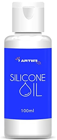 7 Artists Huile de Silicone pour Pouring Acrylique 100 ml – Liquide Transparent Peinture Medium