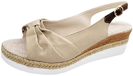 Elipinks Bequeme Und Stylische Sandalen Heels Sommerkind Schuhe Damen Elegant Orthopädische Sandalen Damen Plateau Sneaker Badeschuhe Damen Pantolette