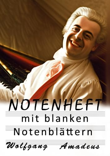 Notenheft mit blanken Notenblättern: DIN A4 100 Seiten mit 10 Notenzeilen / Systeme pro Blatt Für Schüler Lehrer Profi-und Hobby- Musiker geeignet ... fürs Komponieren und Aufschreiben von Noten