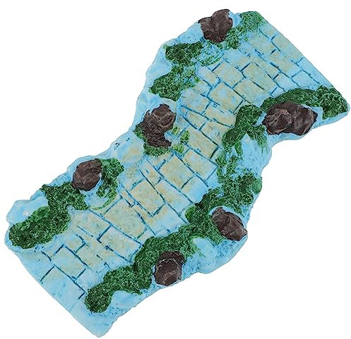 CIYODO Miniatur Harz Gehwegsteine Für Märchengarten Dekorative Gartenpfad-Ornamente Wetterbeständige Landschaftsdekoration Gärten Und Aquarien