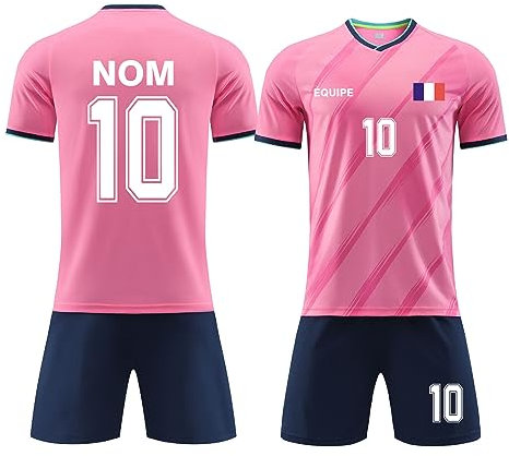 ORYG Maillot Football Enfan Homme Adulte Maillots de Football Personnalisés Ensemble de Foot avec Nom et Logo