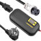 Chargeur Batterie 58.8V Chargeur Trottinette 10A pour Vélo Électrique Chargeur Intelligent réglable pour 14 Series 14S 48V-52V 50V 51.8V Lithium Batterie. (GX 16 Connecteur Inline 3-Prong)