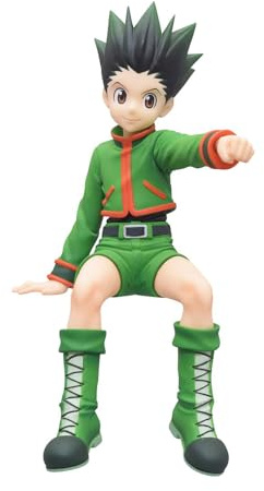 Xinchangda GON·Freecss Figur 12,5 cm, Sitzende Gon·Freecss Actionfiguren Anime Statue Ornamente Desktop Kollektionen
