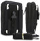 cadorabo Sac Tactique pour téléphone Portable en Noir -Sac Molle-EDC Compatible avec Samsung Galaxy S5 Mini avec bandoulière - Sac Militaire de Ceinture Max. 6.7 Pouces Sac de Hanche