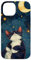 iPhone 14 Black and white cat phone Case