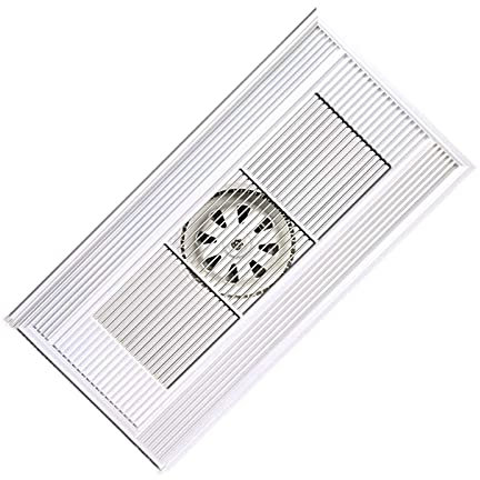 XNZJHPP Extractor de Aire Ventilador de Techo Integrado 30 × 60 cm Extractor de Alta Potencia para baño Ventilador de ventilación Rectangular Potente de aleación de Aluminio (White)