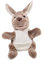 HEMOTON Tier Handpuppe Plüsch Handpuppen Plüsch Känguru Simulationstier Modell Plüschtier Spielzeug Tier Fingerpuppe Känguru Stofftier Pp Baumwolle Grau