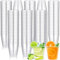 SaiXuan 200PCS Vasos Chupito Plástico 30ml, Vasos Transparentes Desechables, Vaso Hechos de Plástico PS, para Fiestas, Bares, Bodas, Degustaciones y Eventos (30ML)