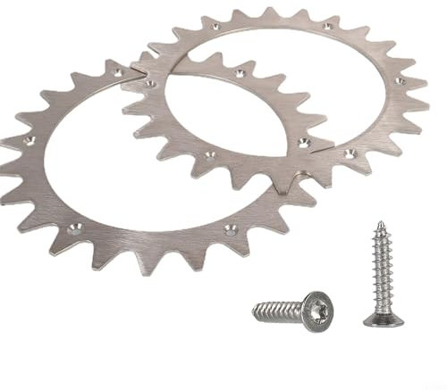 ComfyHarbor Traction Wheels With Stainless Steel Nails For Worx S And M Lawn Mower Robots, Perfect For Wet Lawns And Slopes