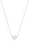 Joop! Collier 925 Sterling Silber Damen Halsschmuck, mit Zirkonia synth., 42+3 cm, Weiß, Herz, Kommt in Schmuck Geschenk Box, 2039689