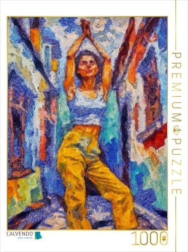Puzzle · Nach Oskar Kokoschka (1886-1980 | Künstliche Intelligenz und die Kraft des Ausdrucks · 1000 Teile · Lege-Größe 64 × 48 cm · CALVENDO Puzzle
