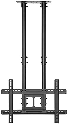 FBSHAD Heavy-Duty TV Ceiling Mount with Adjustable Double Pole Support for LCD OLED TVs, 50-80