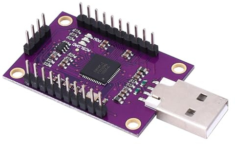 Yechiry CJMCU FT232H USB-Modul, Hochgeschwindigkeits-USB-Konverter, Multifunktionsadapter mit Einstellbarem Empfangspuffer-Timeout, JTAG FIFO I2C-Unterstützung